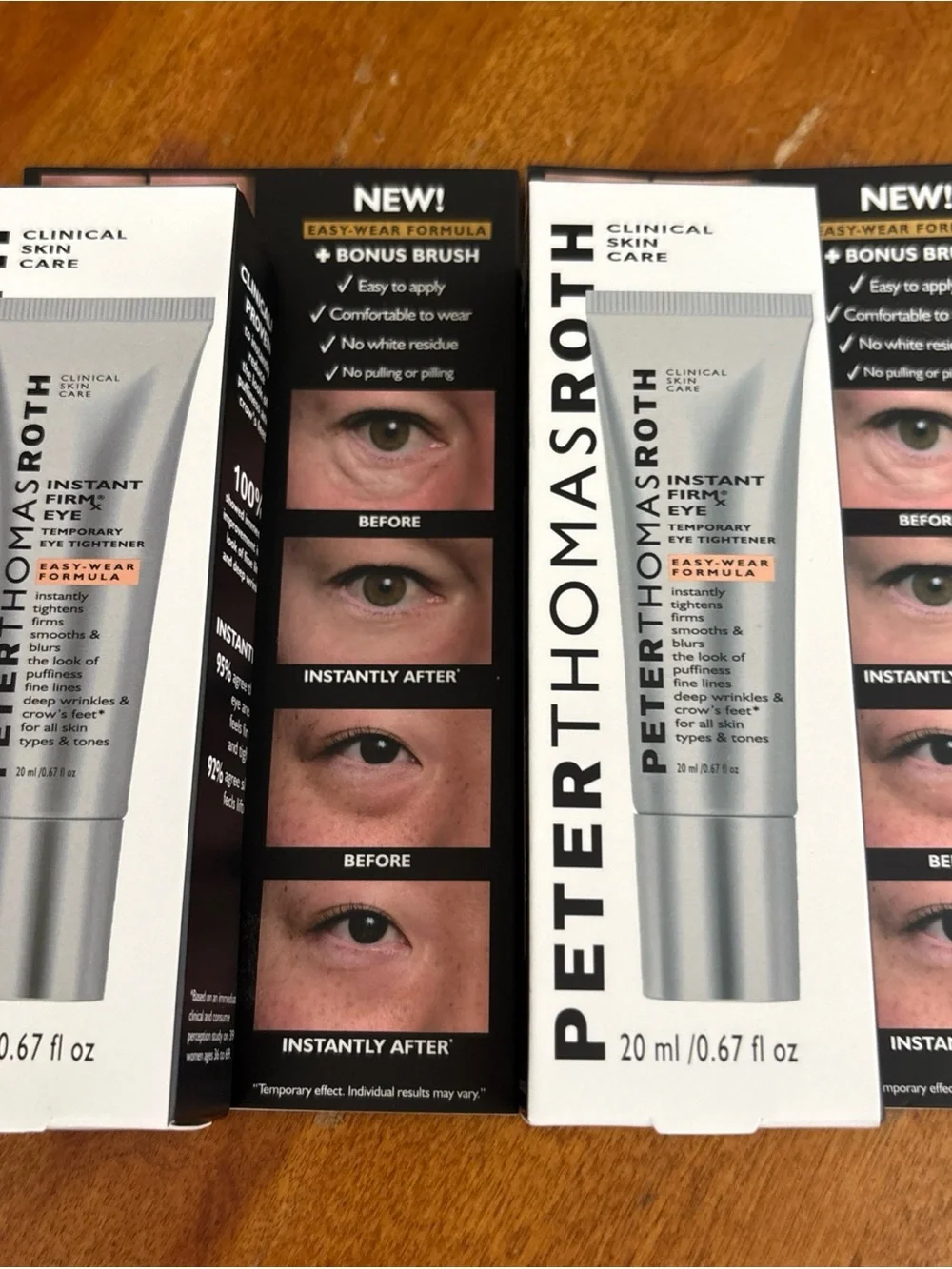 2x Peter Thomas Roth Instant Firmx Eye Cream - new